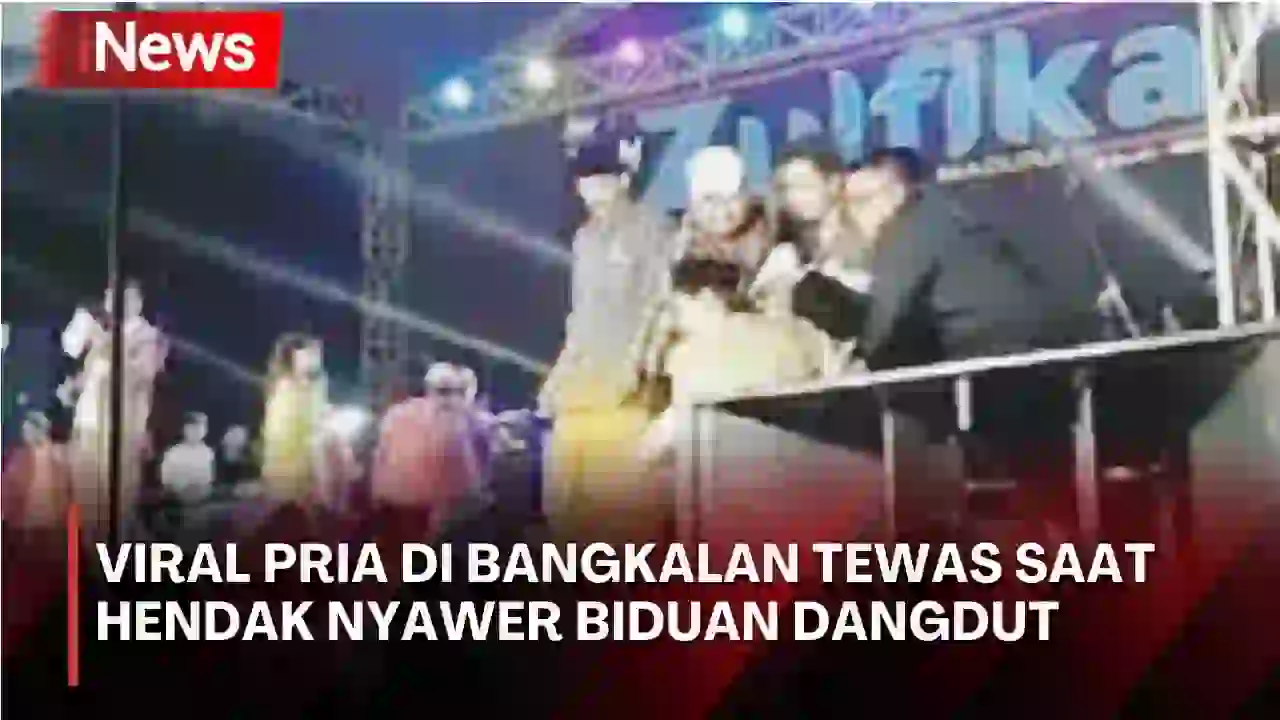 posjos.com — Pria Meninggal Nyawer Biduan Dangdut. Viral Pria di Bangkalan Meninggal saat Hendak Nyawer Biduan Dangdut